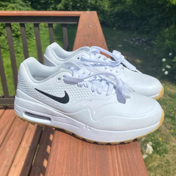 nike air max 1 golf shoes white gum